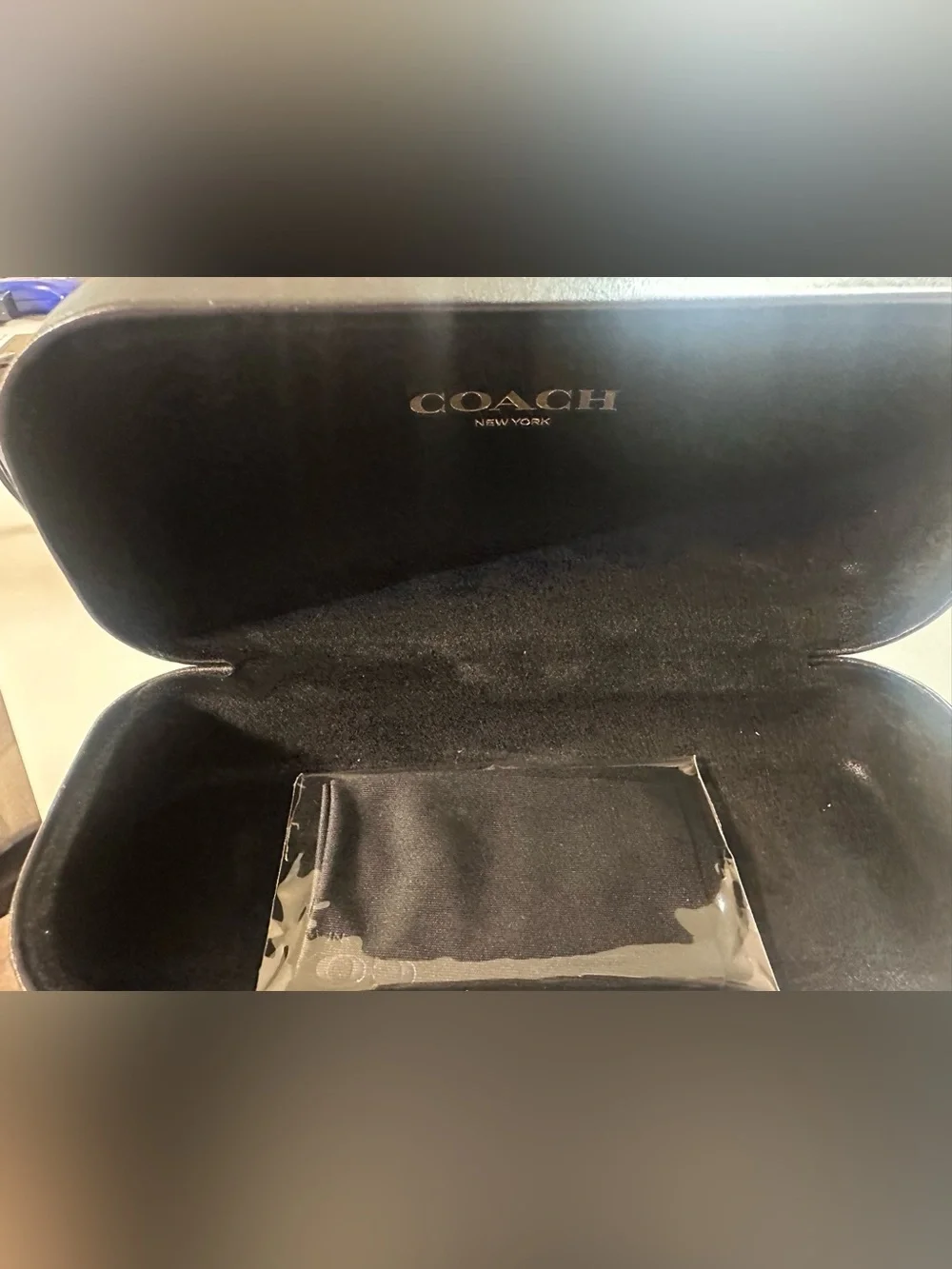 Coach Black Oversized Sunglasses
